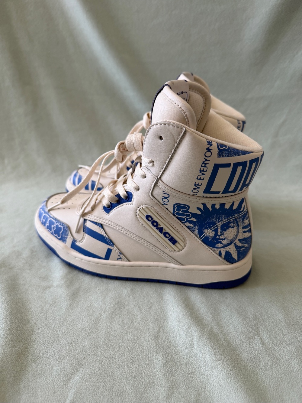 Coach The Lil Nas X Drop CP996 High Top Women Sneaker Shoes Size 6 NWOB